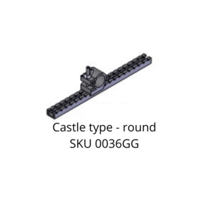 Stretcher Fitting Round Assembly (Castle Type)