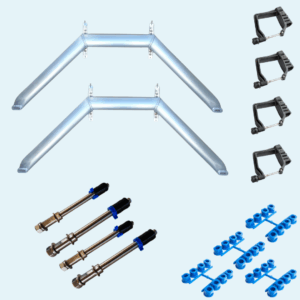 2X (Scull) Aero-Wing Double Complete (excl Back-Stays)