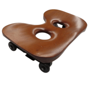 Seat Complete (Single Act.Nylon) Wooden Top