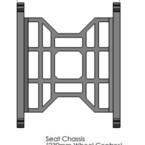 Seat Std Chassis 148mm (230mm wheel center)